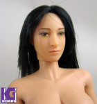 1/6 Repaint Female/Girl Action Figure Head Sculpt-BLACK HAIR