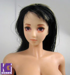 1/6 Repaint Female/Girl Action Figure Head Sculpt-Japanese Black/Blonde Hair