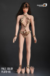 Phicen 1/6 Female Seamless Small Breast Figure Body-Pale Skin Tone/Brown Hair