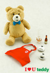 1/6 Ted talking action figure-I LOVE U Teddy