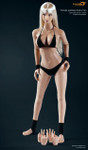 Phicen 1/6 Female Seamless Large Breast Tan Figure Body, Enhanced Version