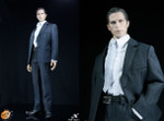  POPTOYS 1/6 X03 Men's Suit Set B (Blue Striped)