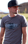 GOODE Charcoal Winged Fitted T-Shirt