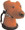 The collar can be slipped over the head or attached around the dog's neck. Either way keeping it just behind the ears and under the jaw with the cord lock.