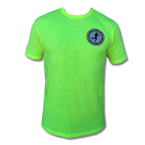 Vintage Badge Barefoot Waterskier Tee (Neon Yellow) Vintage Badge Barefoot Waterskier Tee (Neon Yellow)
