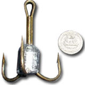 Treble Hooks 3551; Size 7/0 Weighted
