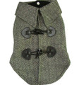 "Brandog" Tweed Toggle Dog Coat (Grey)