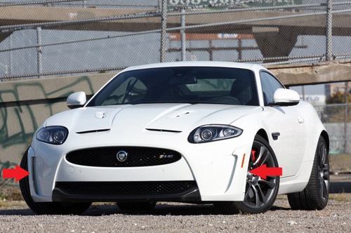 Jaguar XKR-S Front Bumper Mouldings Genuine JLR Parts