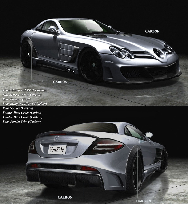 Mercedes mclaren slr body kit #5