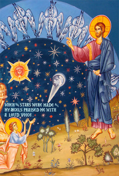 Icon of The Creation of the Stars - (11T08) - Uncut Mountain Supply