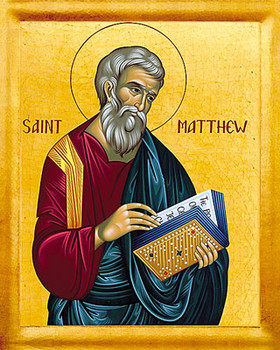 Icon Of The Apostle Matthew The Evangelist - English - (1MA21) - Uncut ...