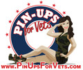 Pin-Ups For Vets Logo Bumper Sticker