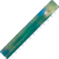 Emerald Art Glass black rainbow art glass incense holder - inner path Emerald Art Glass black rainbow art glass incense holder - inner path