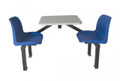 Canteen furniture 2 seat single entry