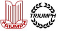 Triumph Decal. 10 inches wide.