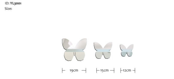 butterfly mirror wall stickers butterfly mirror wall stickers