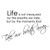 Life is not measured by the breaths we take wall quote sticker