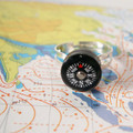 Where Are YOU? - Liquid Filled Compass Ring
