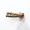 Switchblade knife tie clip back view.