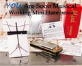 YOU gNeek's YOU Are Sooo Musical Working Mini Harmonica Necklace