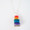 Stacking color rings have a hole on 2 of the sides of the base.  Ask about including a birthstone.
