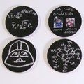 Metal Chalkboard Pin with Eraser 