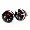 YOU gNeek's popular Micro Black Compass Earrings are beautiful and useful.