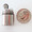 Teeny tiny micro lighter necklace is about the size of a dime when removed from the screw on lid.