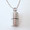 Tiny working lighter necklace looks like an unsuspecting metal charm necklace.