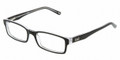 D&G DD1180 Eyeglasses 675 Black Top On Clear (5317)