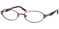 Liz Claiborne 371 Eyeglasses 0FQ7 Antique Copper Brown (5217)