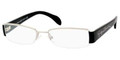 Giorgio Armani 744 Eyeglasses 0EEI LIGHT GOLD BLACK (5117)