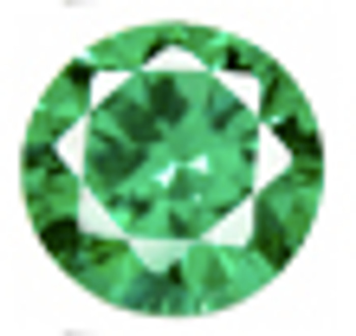 lab created green sapphire