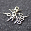 Economy Fine Silver Eyelet - Large - Pack of 10