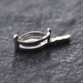 Economy Fine Silver Prong Setting - Marquise - With Side Post