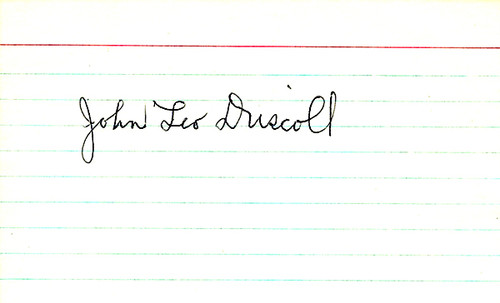 3x5 index card