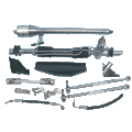 Mustang 1967-1969 Power Bolt-On Rack and Pinion Conversion