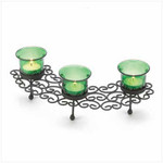 Emerald Green Lace Tealight Candleholder