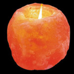 Himalayan Salt Candle Holder - Medium