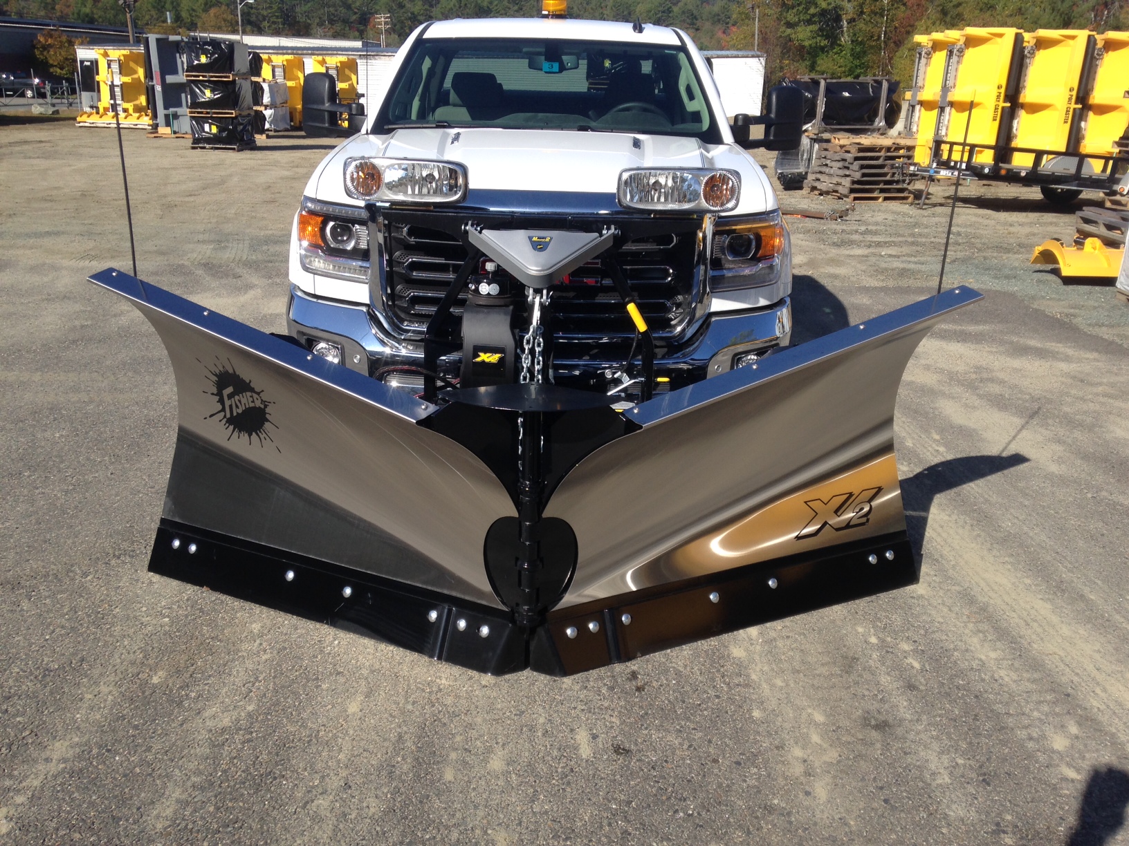 NEW FISHER XV2 STAINLESS STEEL INSTALLED ON 2015 GMC 2500HD ASH