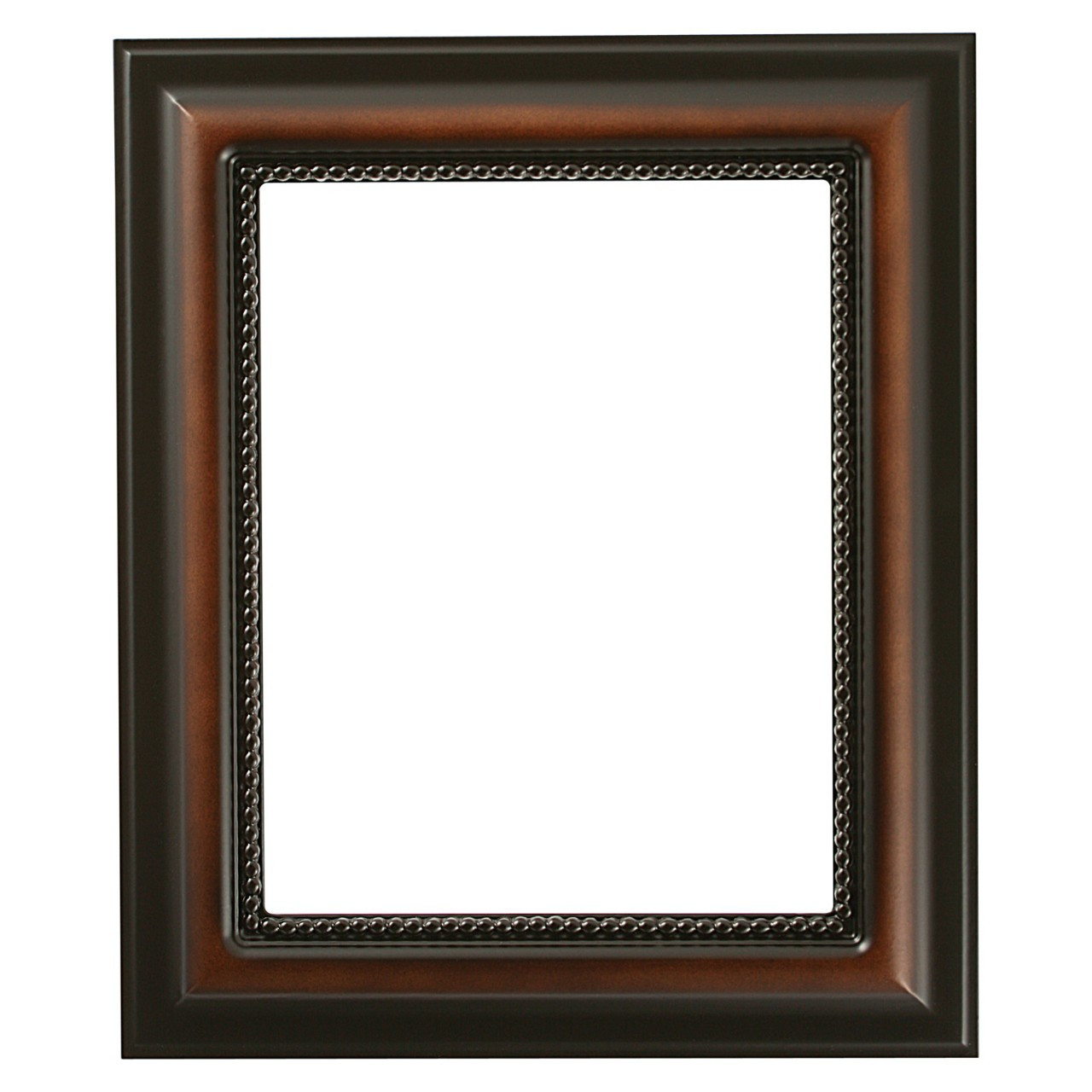 Rectangle Frame In Walnut Finish Vintage Wooden Picture Frames