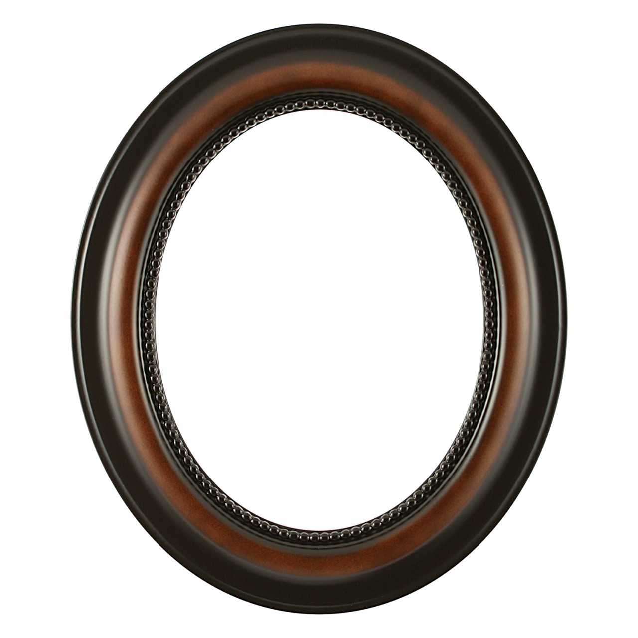 Oval Frame In Walnut Finish Vintage Wooden Picture Frames Gallery