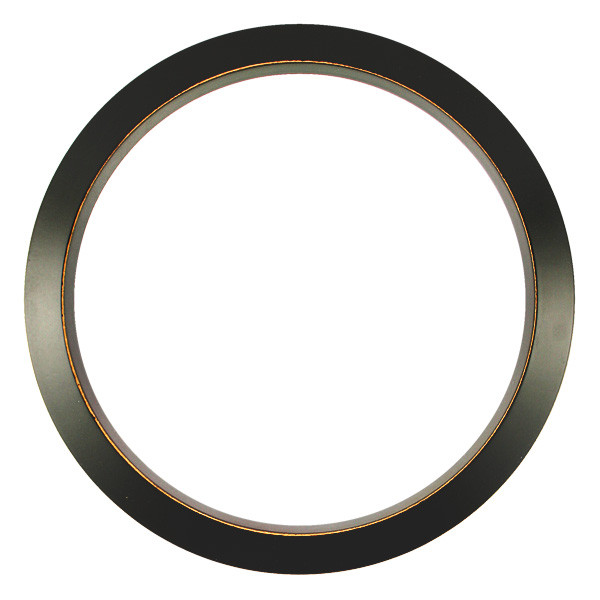 Round Frame in Rubbed Black Finish | Black Wooden Picture Frames