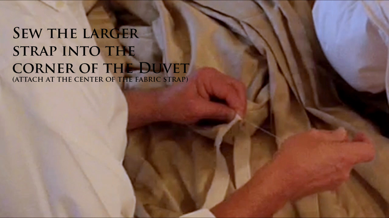 How to stop your Down Comforter from slipping inside your Duvet Cover