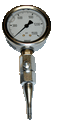 360 Degree Rotating Fluid Filled Brake Pressure Gauge