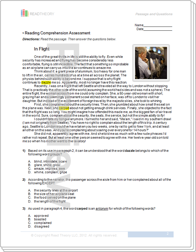 Printables Read Theory Worksheets read theory worksheets templates and pheapp