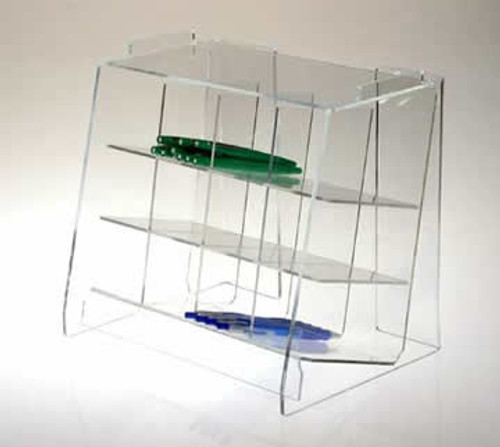 clear acrylic horizontal pen holder