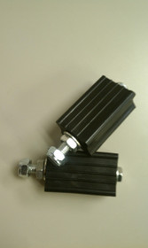 Rubber Pedals with Attaching Bolts (Out of Stock) 