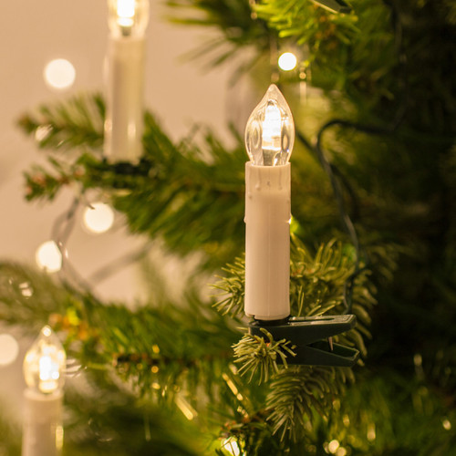 clip on tapered christmas tree candle 10 candles clip on tapered christmas tree candle 10 candles