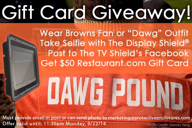 Cleveland Browns Fans Get $50 Gift Cards to Celebrate The Display Shield in FirstEnergy Stadium